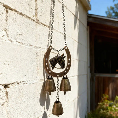 🎄 Handmade Horseshoe Butterfly Wind Chime🦋🐎